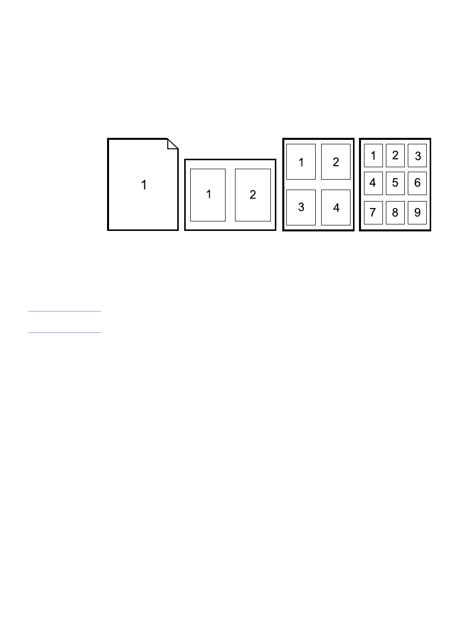 Printing multiple, Creating and using quick sets, Reducing or enlarging | HP 2500n User Manual | Page 42 / 152