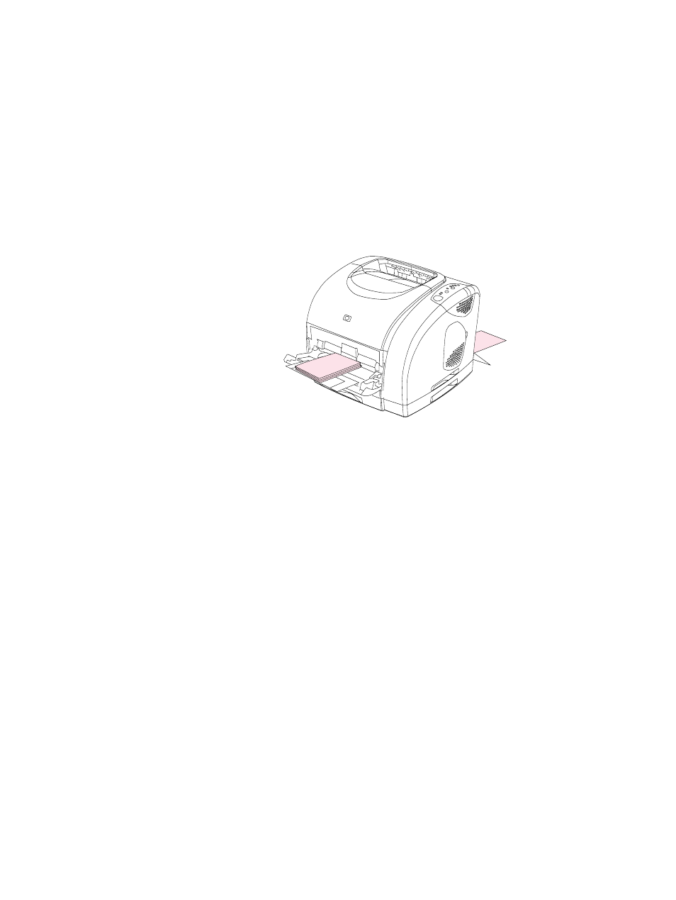 Printing on custom-sized print media or cardstock, Printing on custom-sized print media or | HP 2500n User Manual | Page 48 / 152