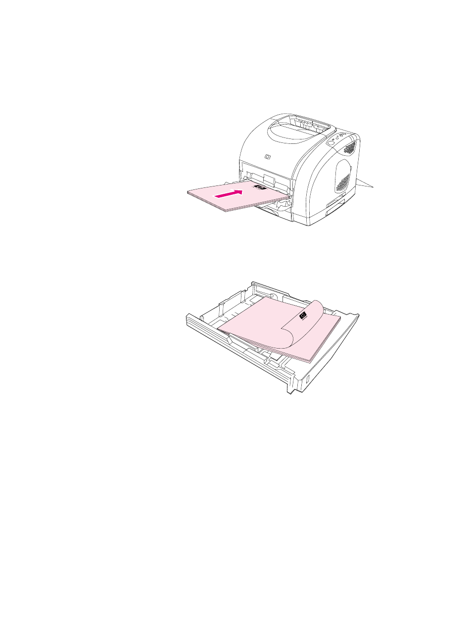 Printing on letterhead or preprinted forms, Printing on | HP 2500n User Manual | Page 49 / 152