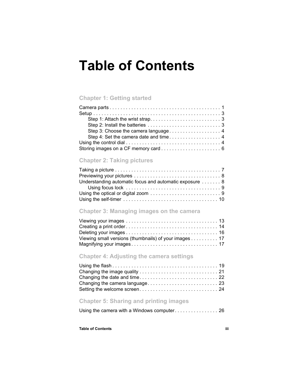 HP 612 User Manual | Page 5 / 84