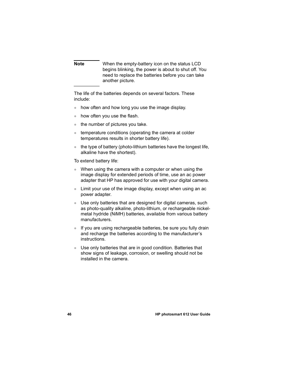 HP 612 User Manual | Page 54 / 84
