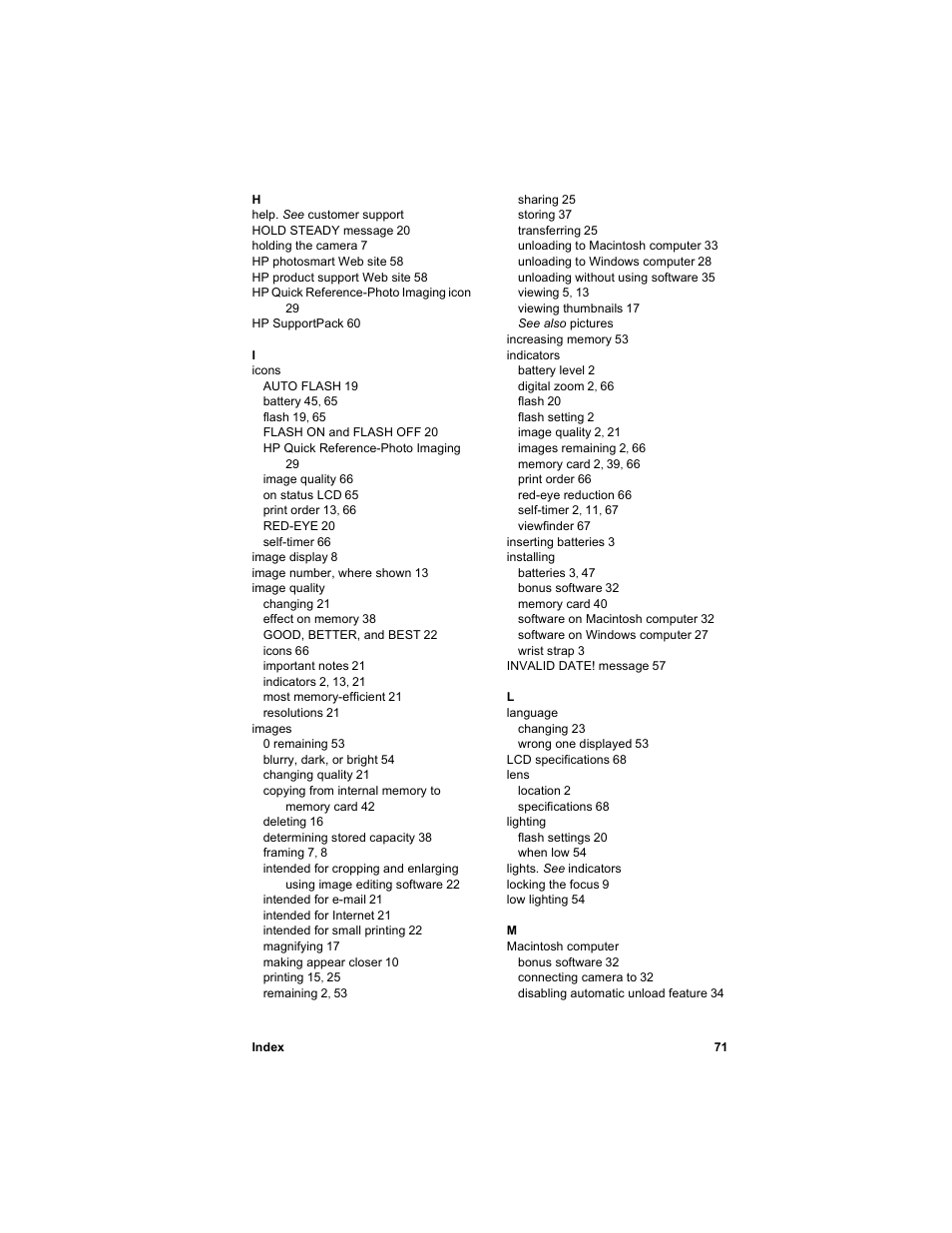 HP 612 User Manual | Page 79 / 84