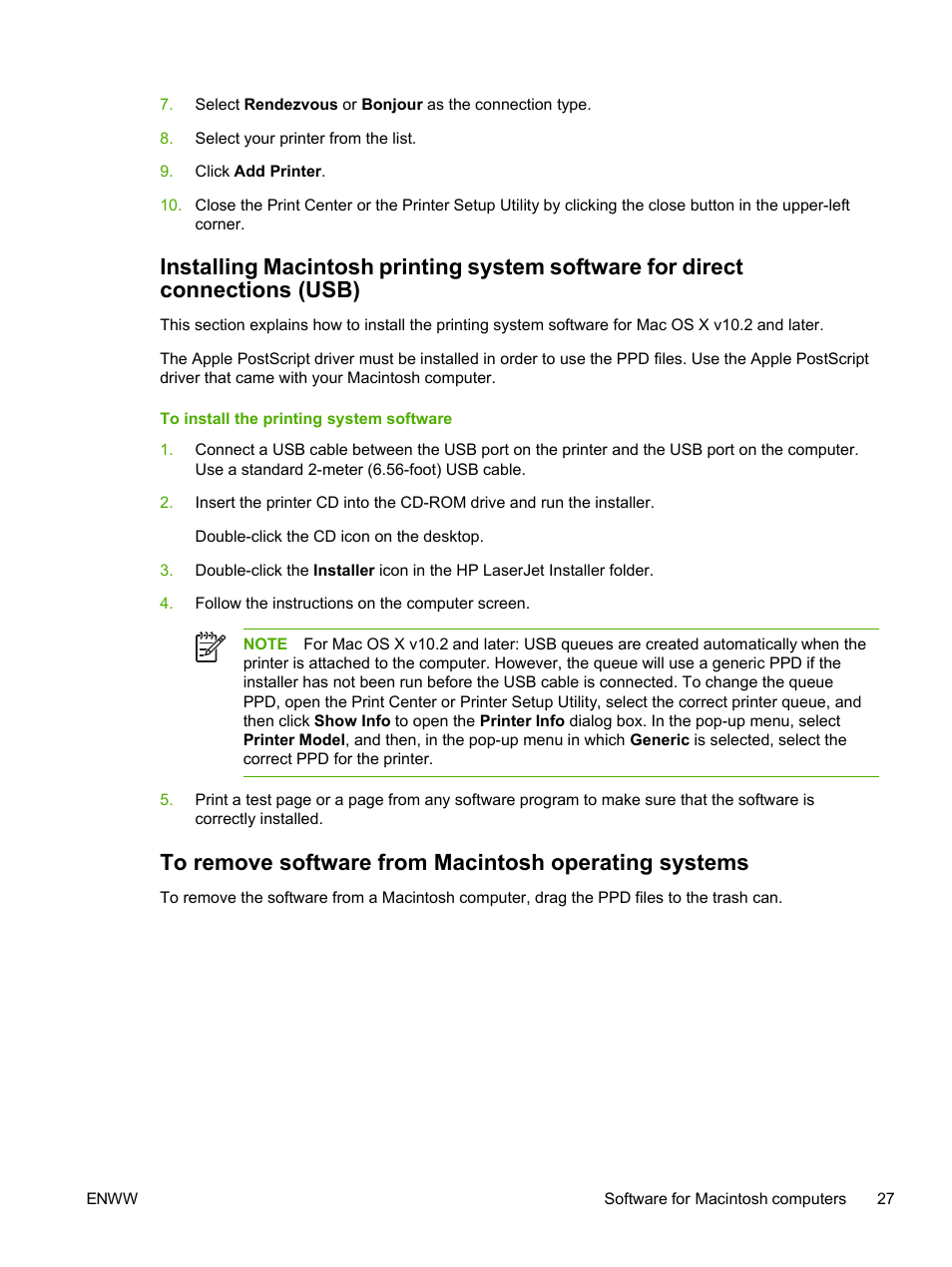 HP 2605dtn User Manual | Page 39 / 228