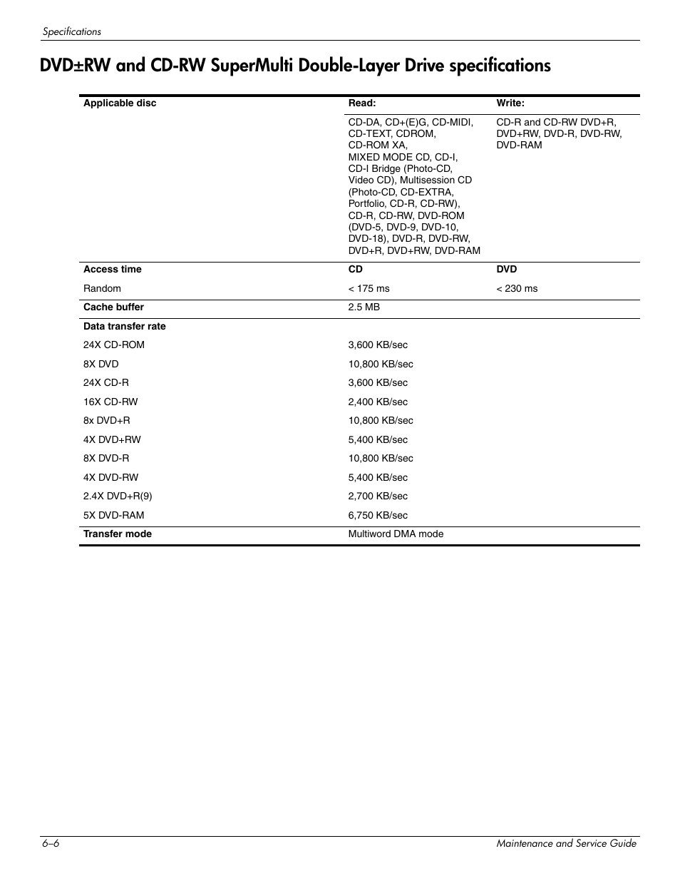 HP DV3 User Manual | Page 134 / 182