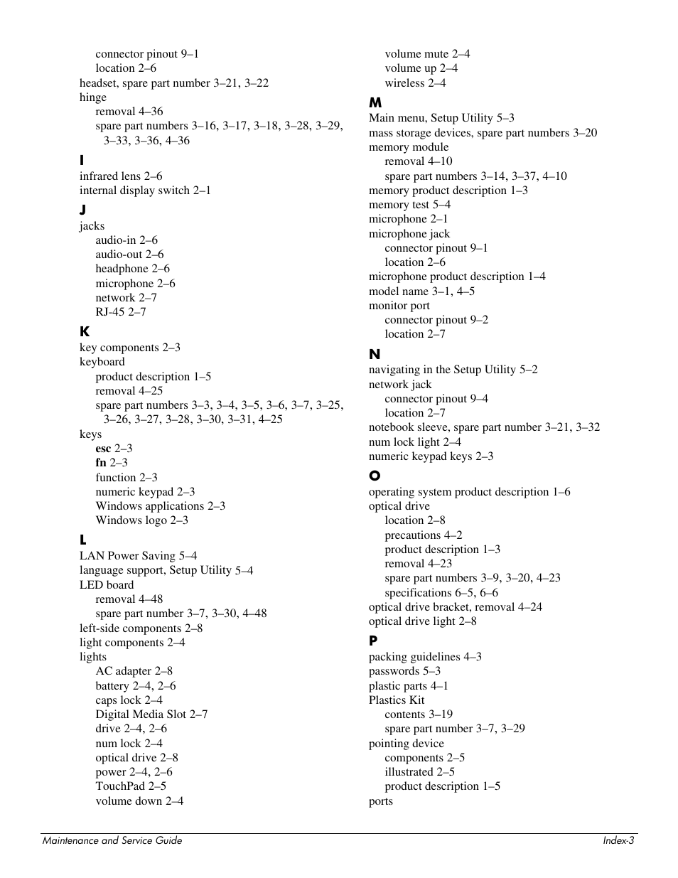 HP DV3 User Manual | Page 179 / 182