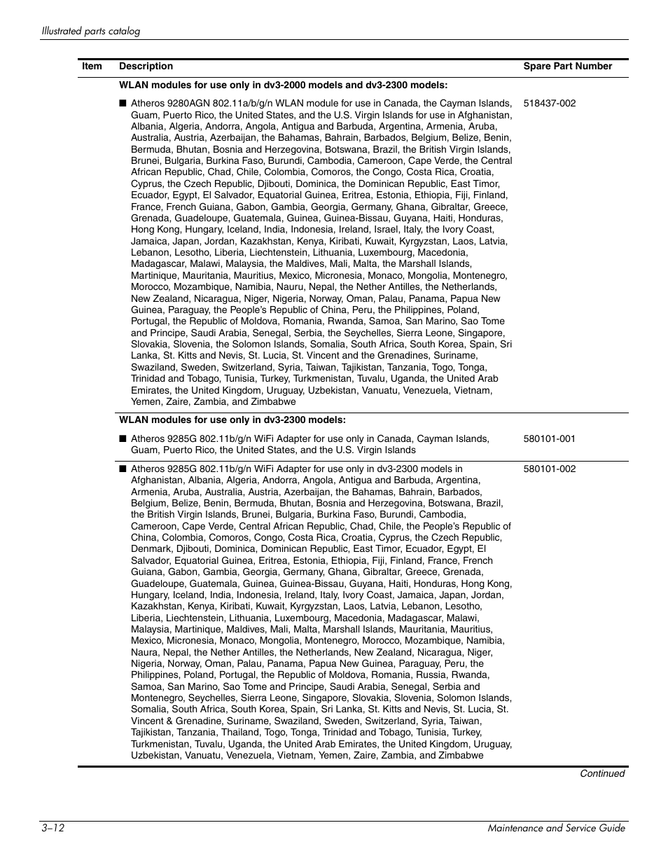 HP DV3 User Manual | Page 36 / 182