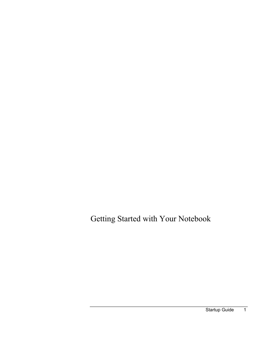 Getting started with your notebook | HP Notebook PC User Manual | Page 9 / 41