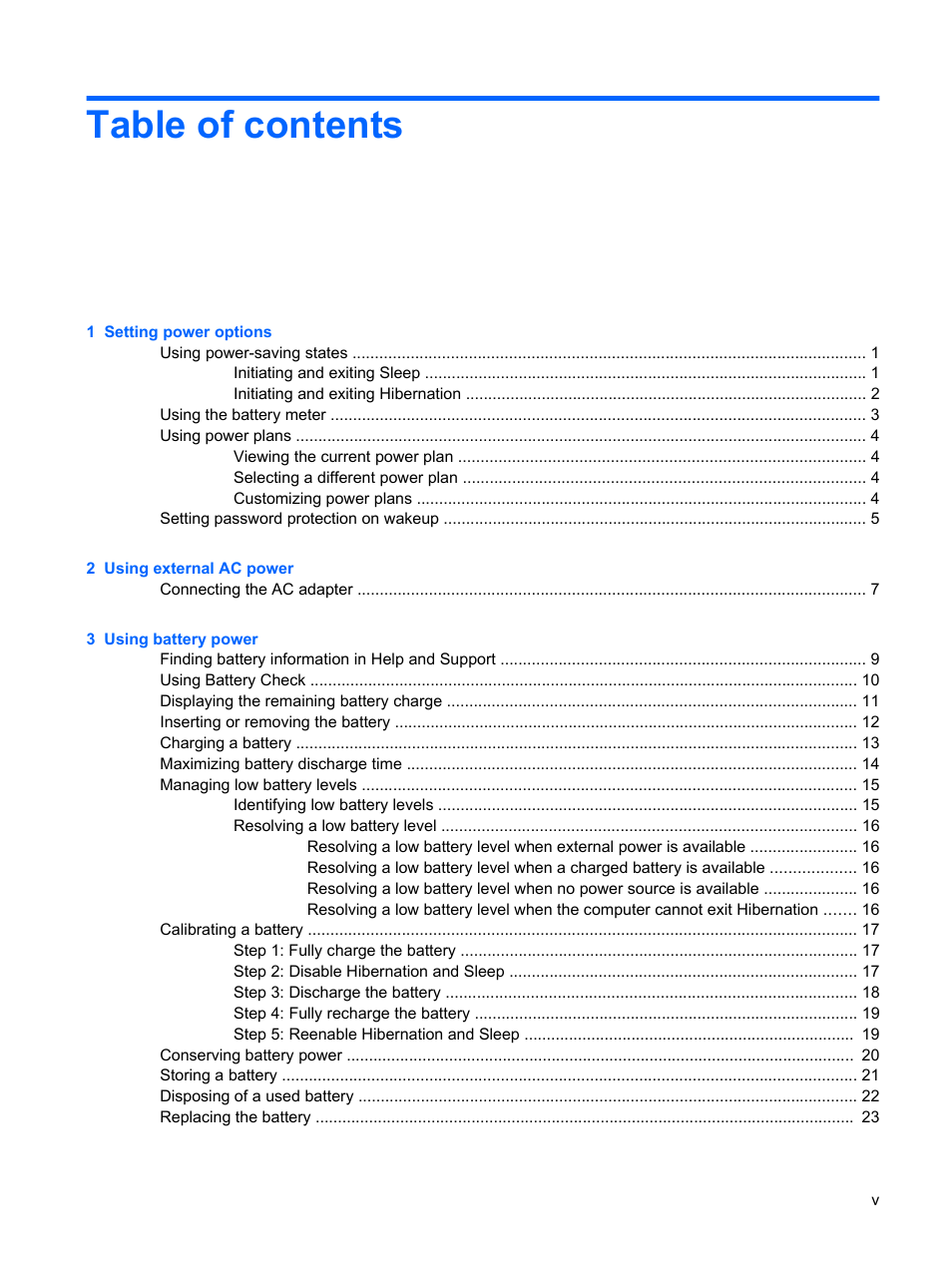 HP Power Management System User Manual | Page 5 / 32