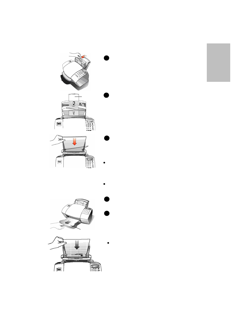 Loading plain and special papers, Loading letterhead paper | HP Series 700 User Manual | Page 7 / 40