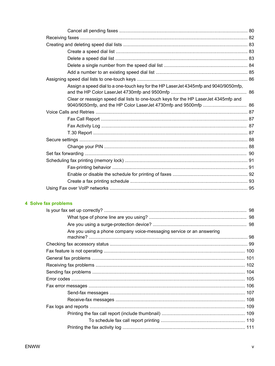 HP LASERJET 300 User Manual | Page 7 / 148