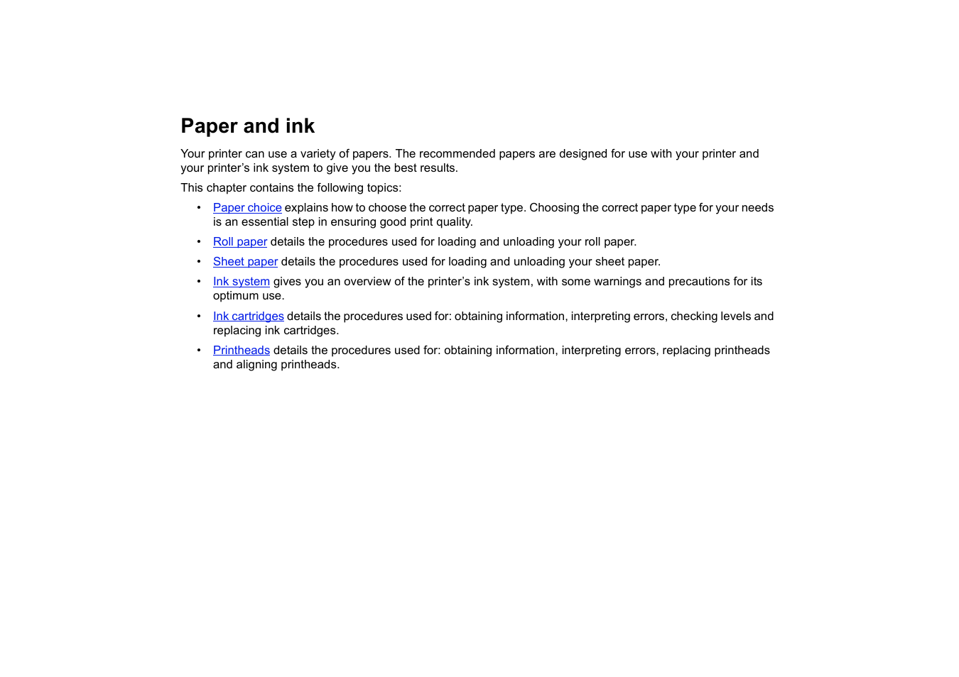 Paper and ink | HP 510 User Manual | Page 14 / 219