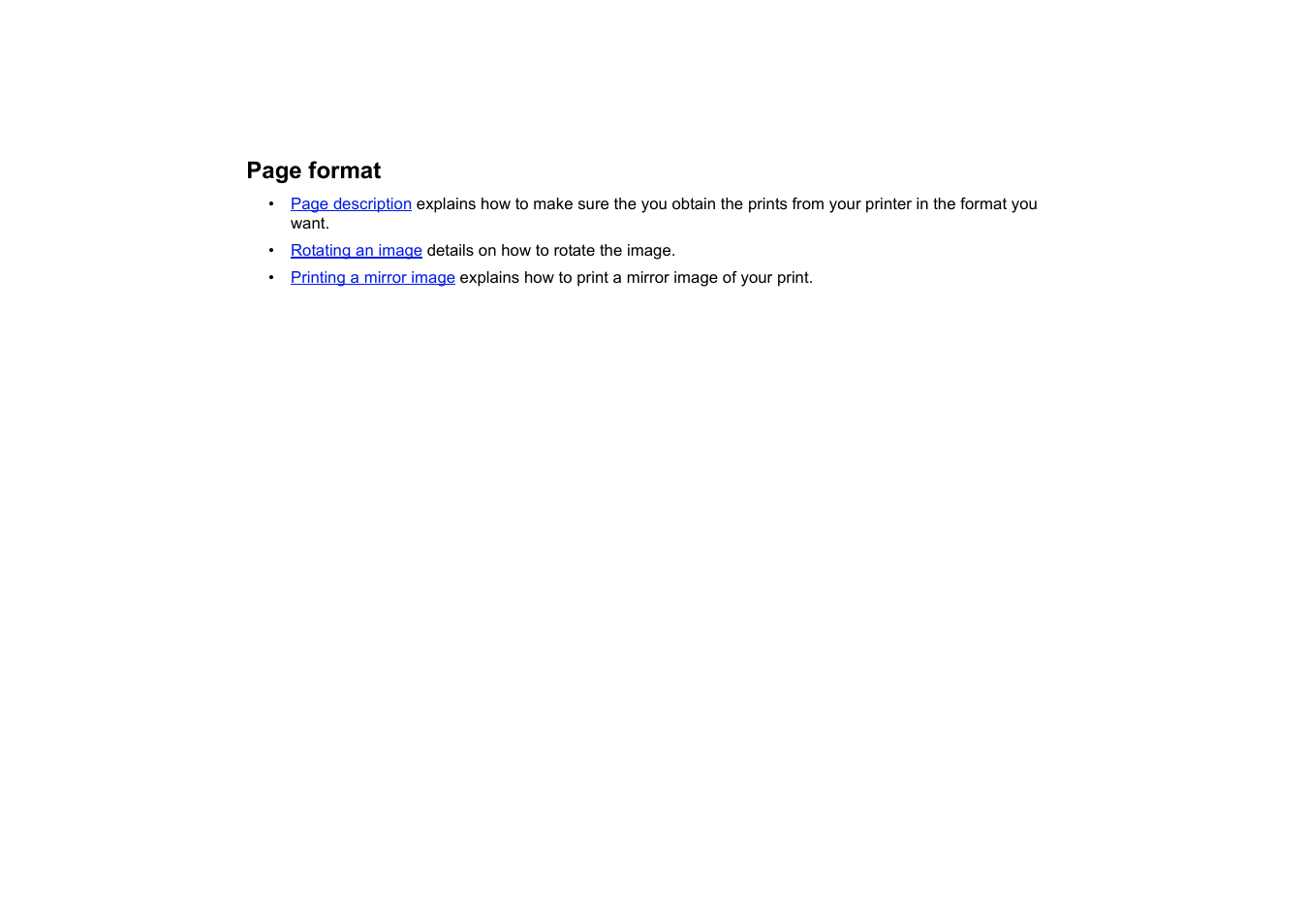 Page format | HP 510 User Manual | Page 142 / 219