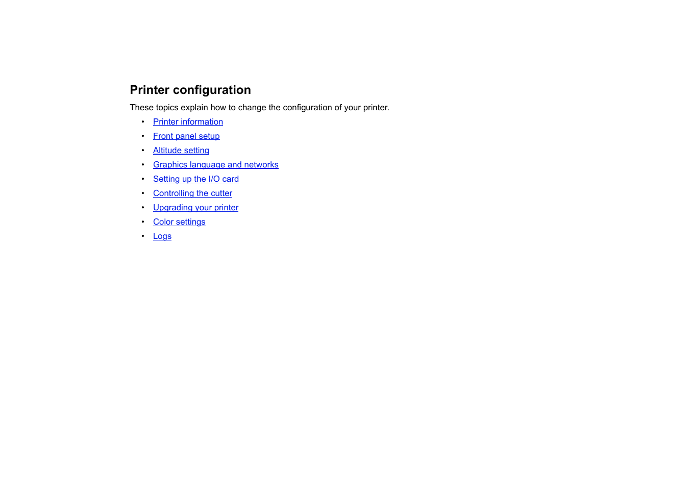 Printer configuration | HP 510 User Manual | Page 170 / 219