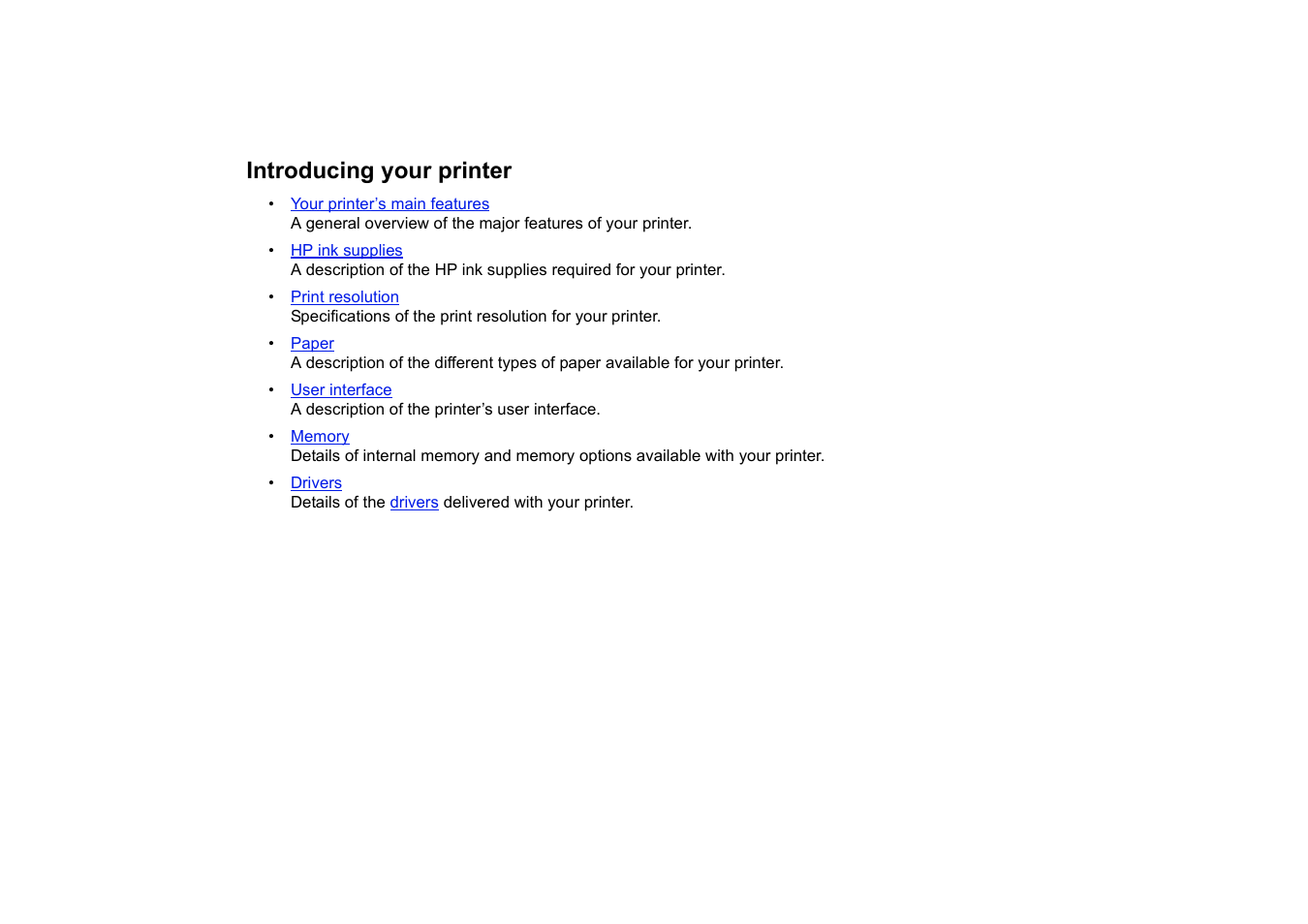 Introducing your printer | HP 510 User Manual | Page 3 / 219