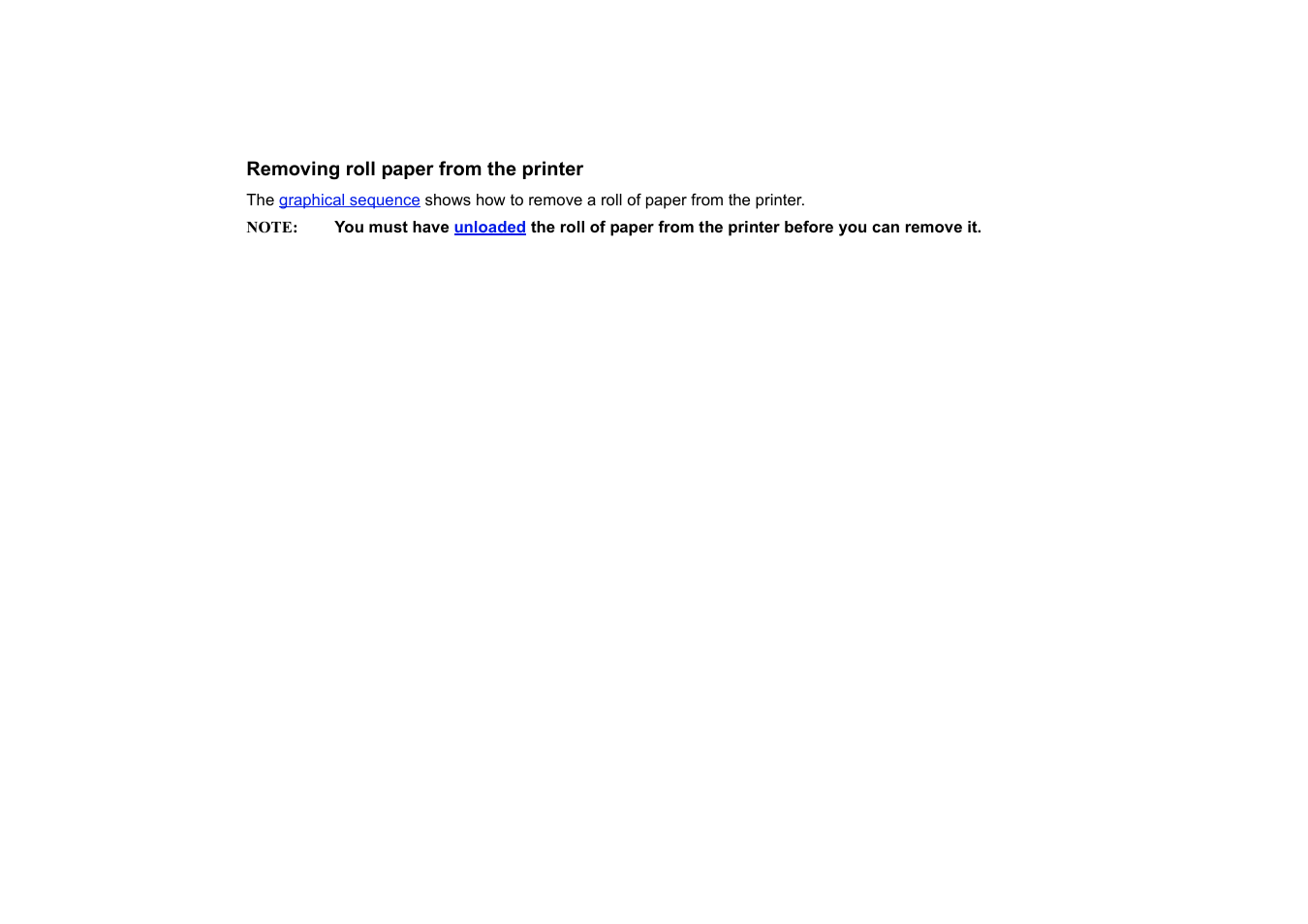 Removing roll paper from the printer | HP 510 User Manual | Page 38 / 219