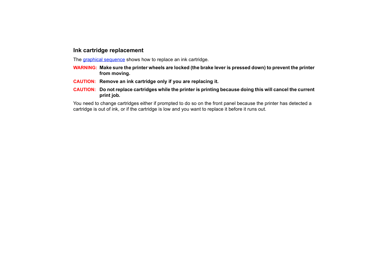 Ink cartridge replacement | HP 510 User Manual | Page 60 / 219