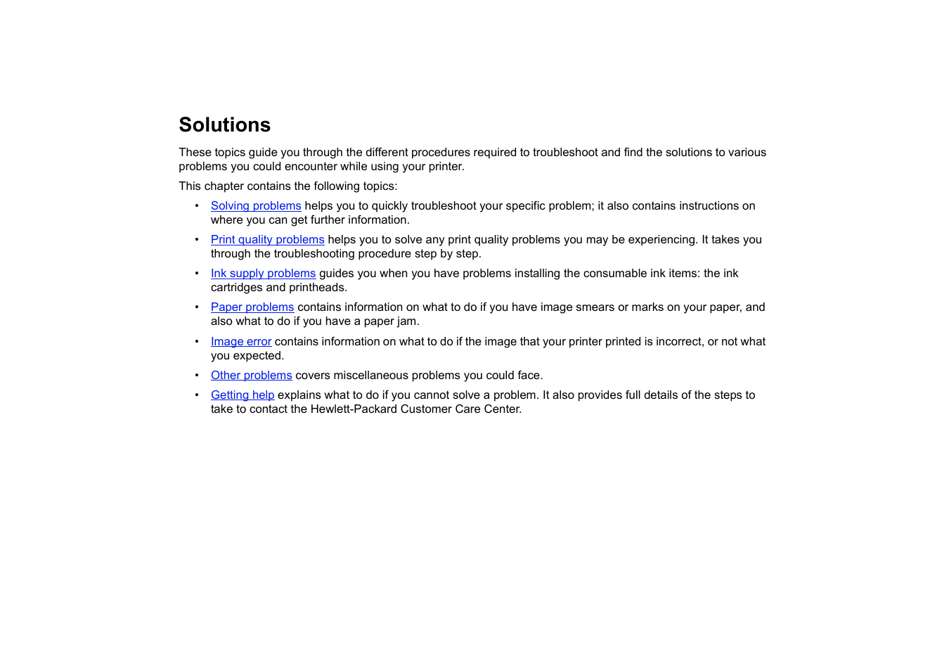 Solutions | HP 510 User Manual | Page 66 / 219