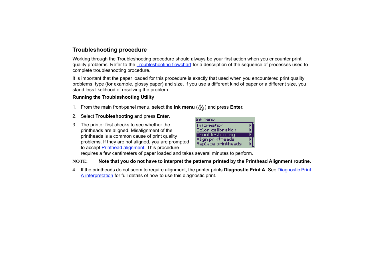 Troubleshooting procedure | HP 510 User Manual | Page 71 / 219