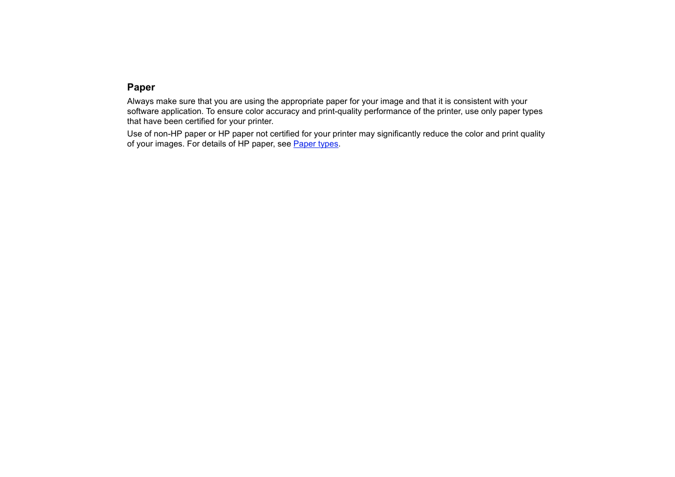 Paper | HP 510 User Manual | Page 88 / 219