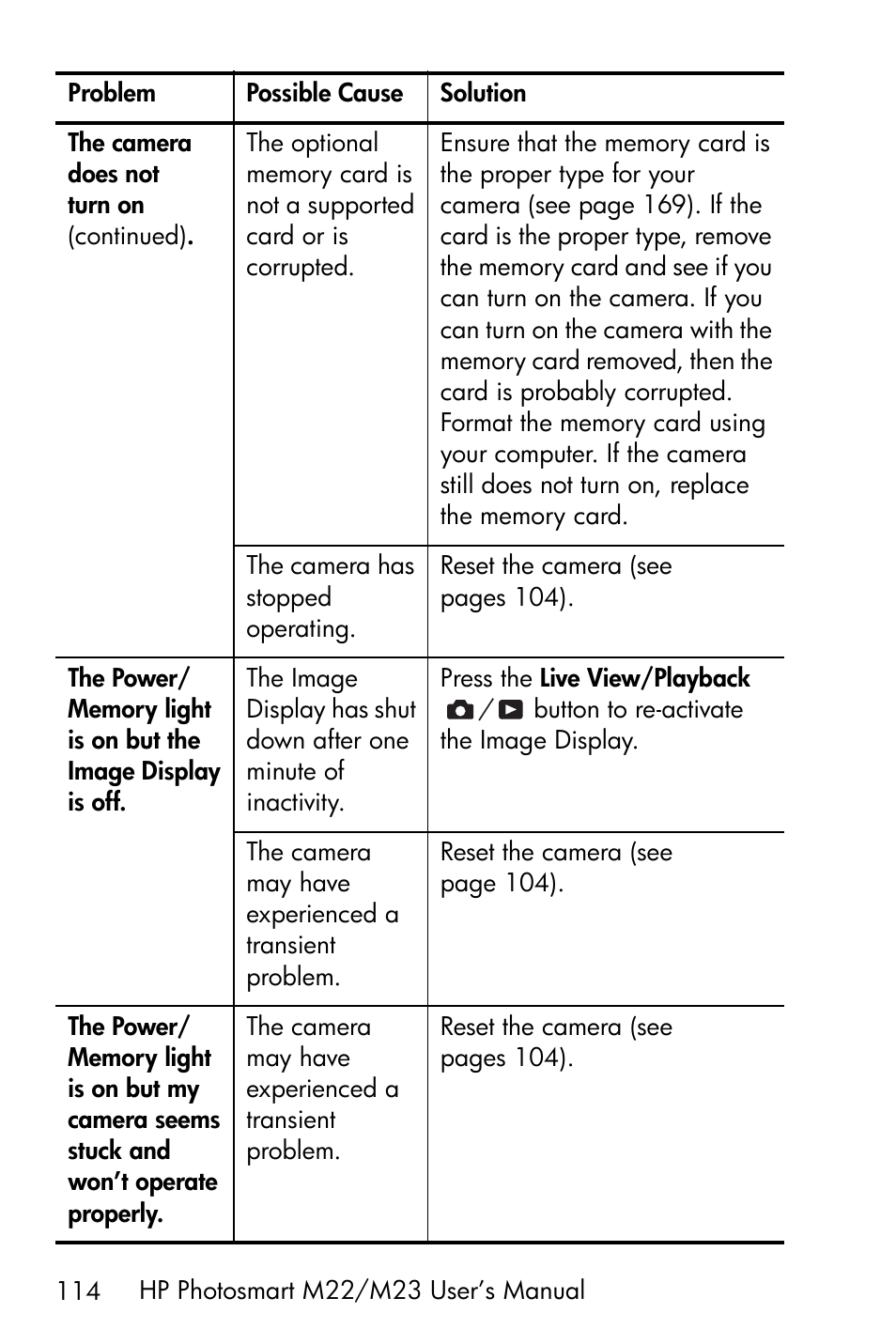 HP PhotoSmart M22 User Manual | Page 114 / 180