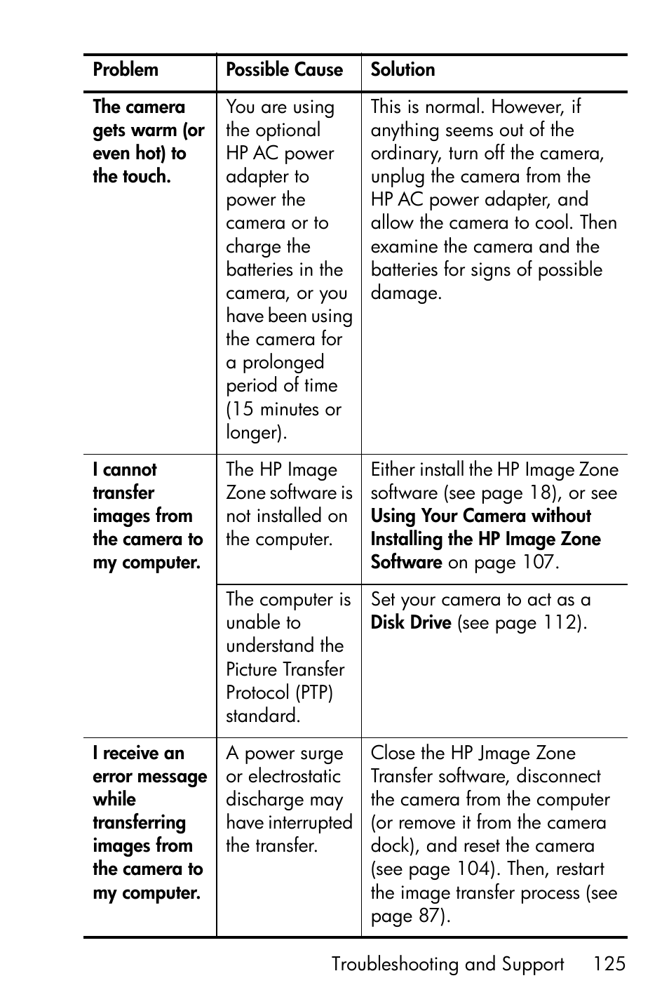 HP PhotoSmart M22 User Manual | Page 125 / 180