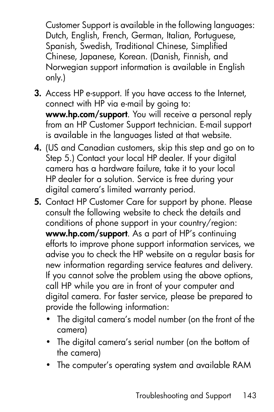 HP PhotoSmart M22 User Manual | Page 143 / 180