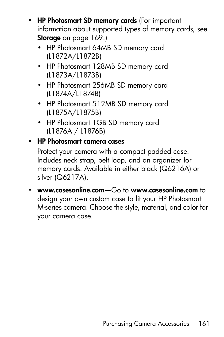 HP PhotoSmart M22 User Manual | Page 161 / 180