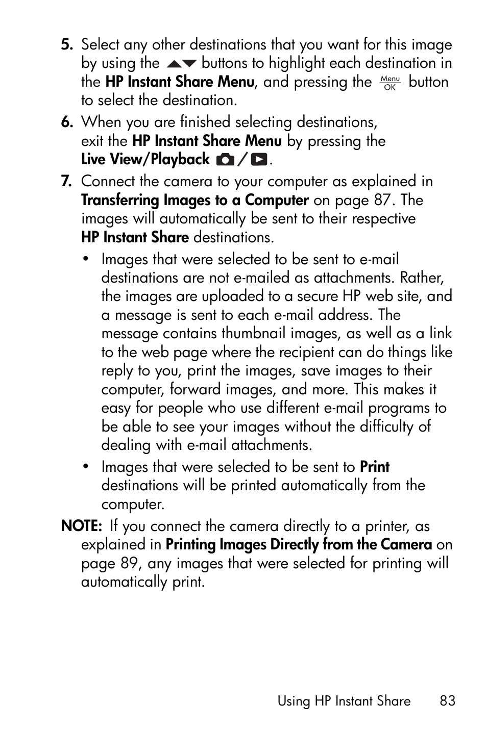 HP PhotoSmart M22 User Manual | Page 83 / 180