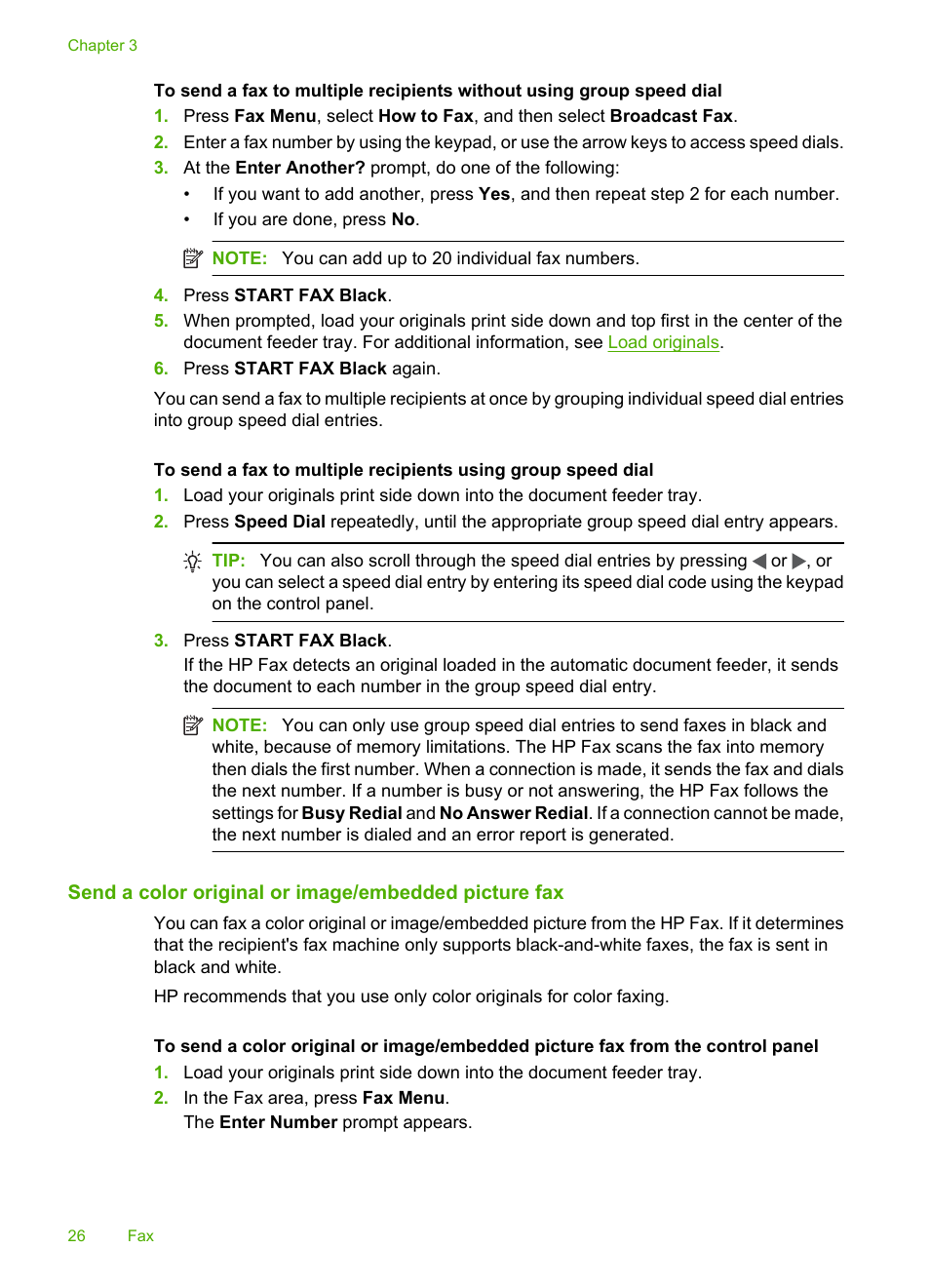 HP 3100 User Manual | Page 30 / 97