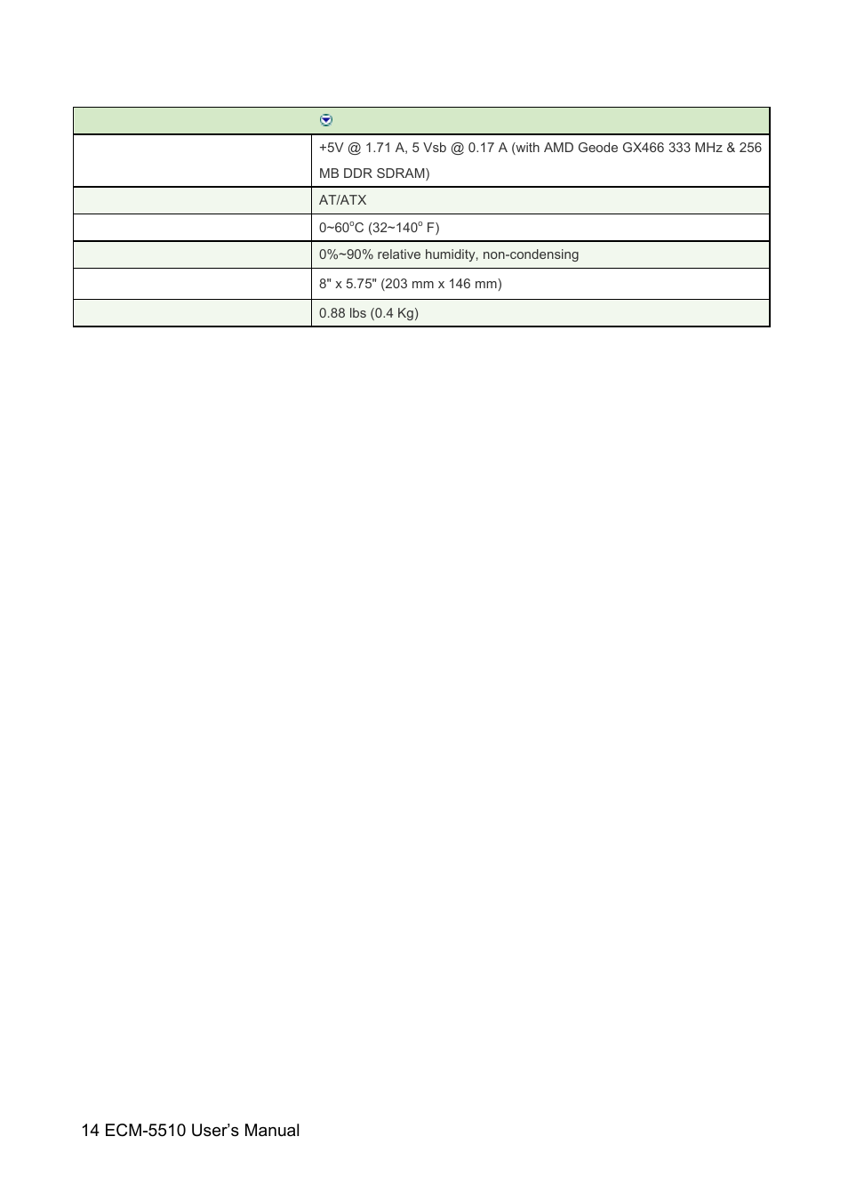 HP AMD Geode ECM-5510 User Manual | Page 14 / 111