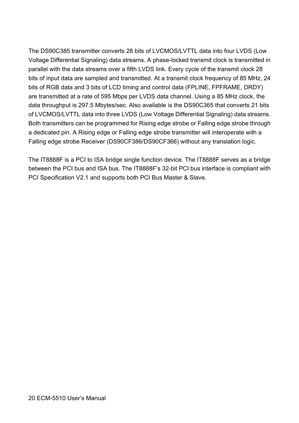 HP AMD Geode ECM-5510 User Manual | Page 20 / 111