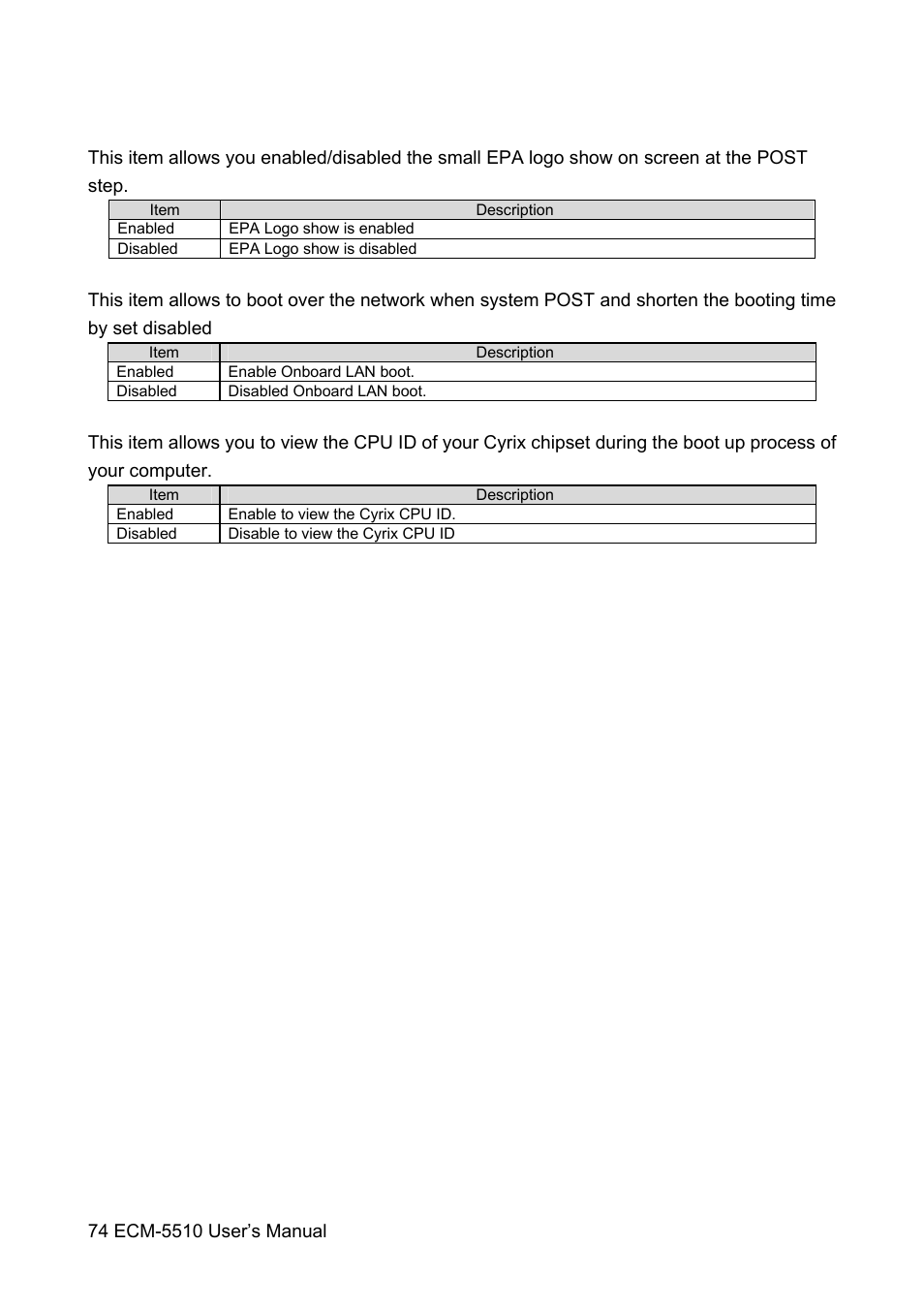 HP AMD Geode ECM-5510 User Manual | Page 74 / 111