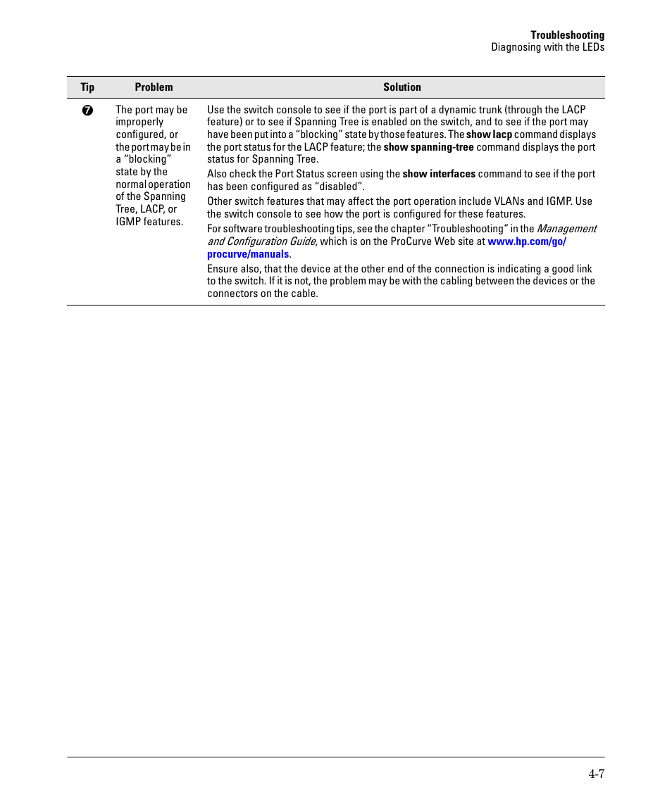 HP 2520G-POE User Manual | Page 59 / 101