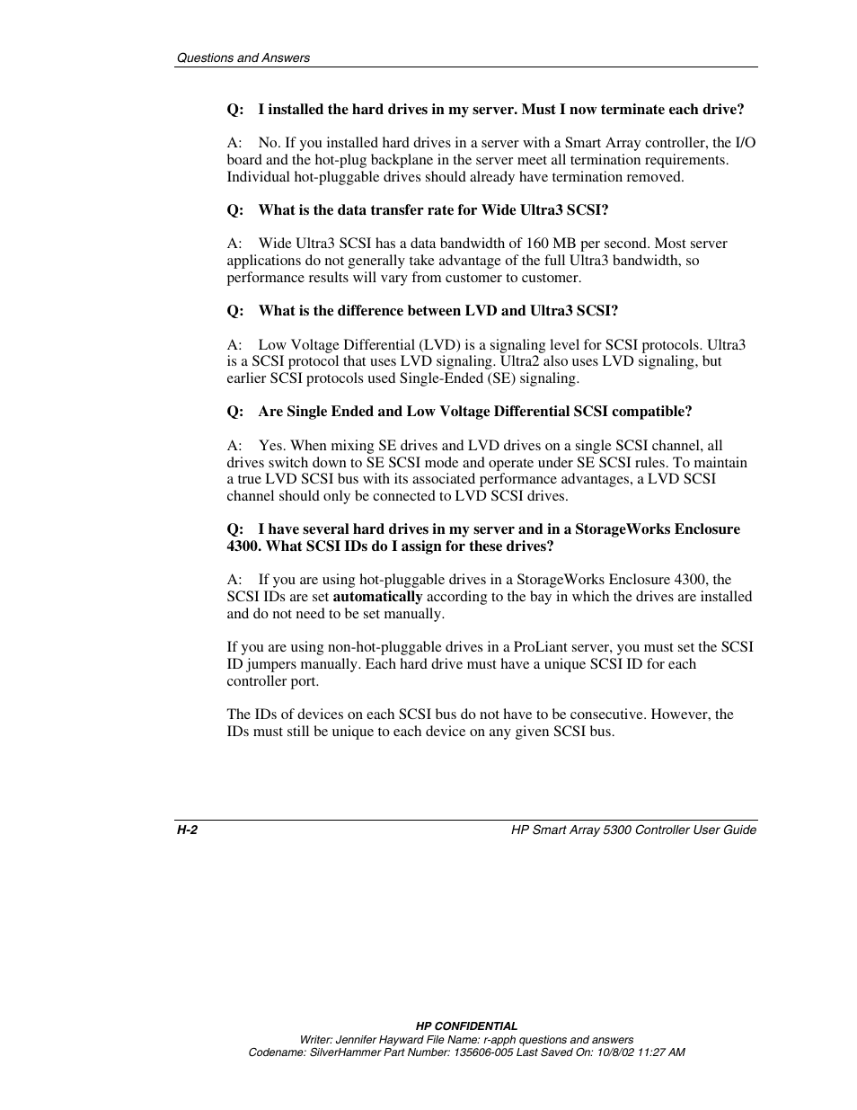 HP 5300 User Manual | Page 145 / 164