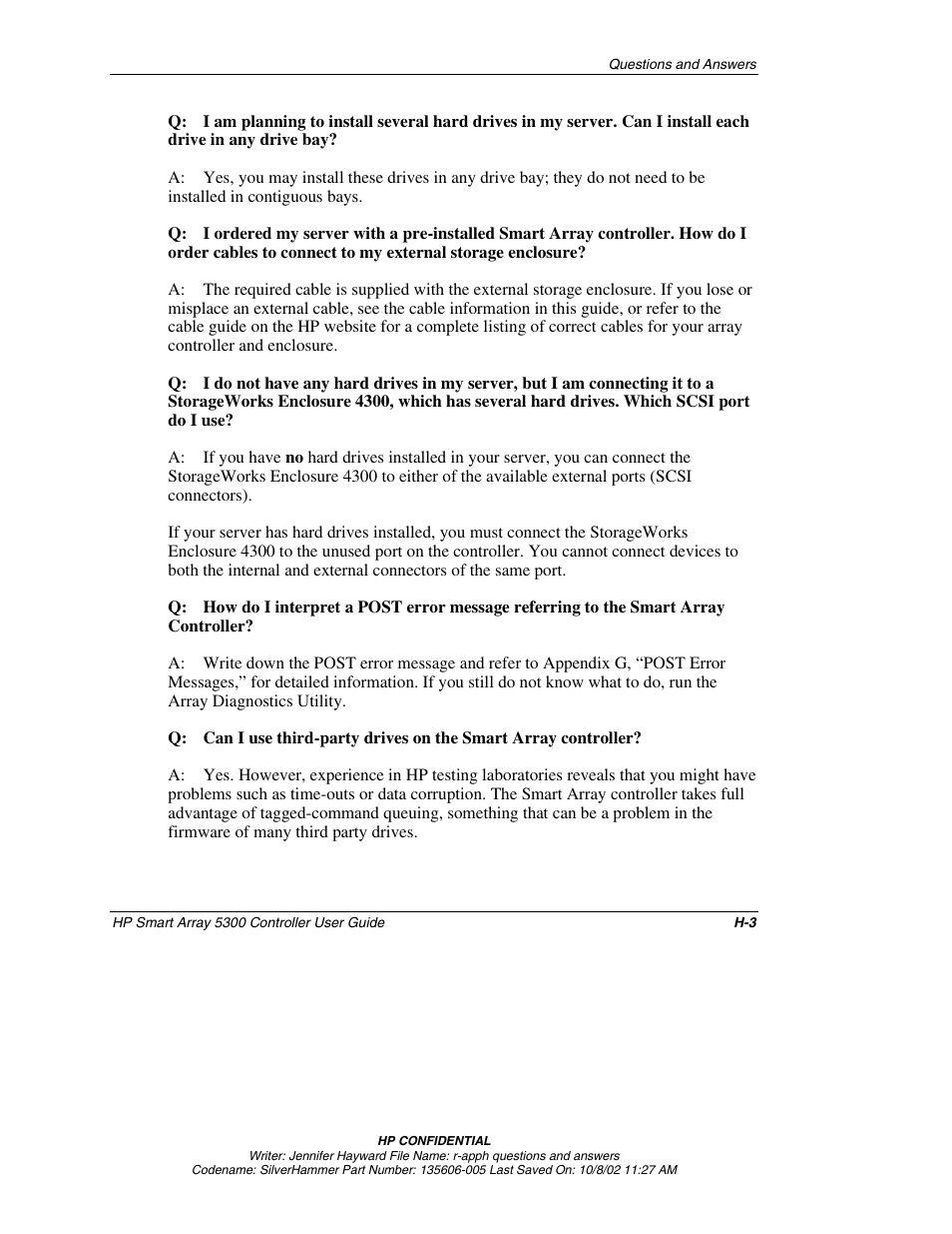 HP 5300 User Manual | Page 146 / 164