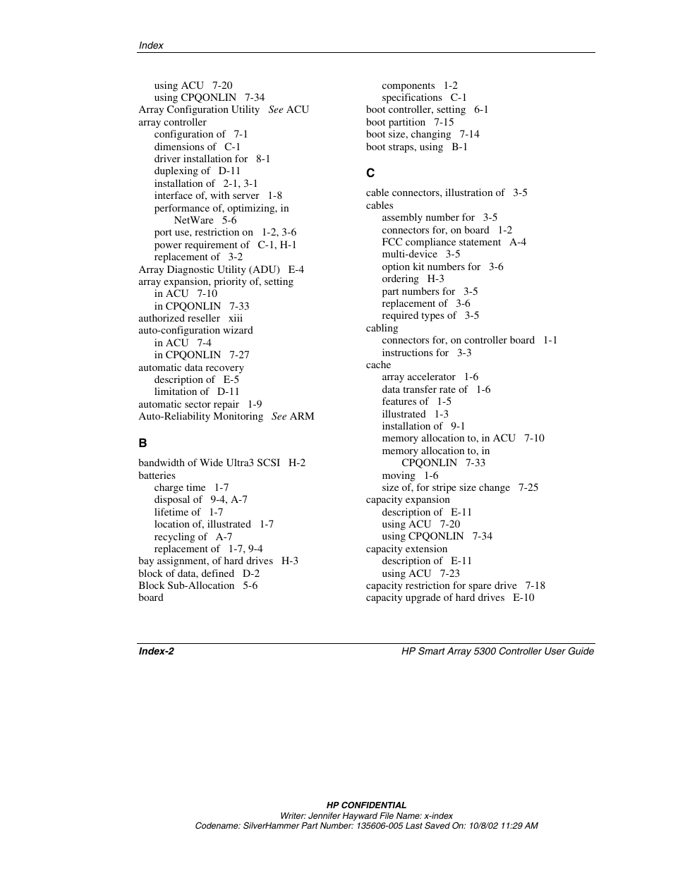 HP 5300 User Manual | Page 155 / 164