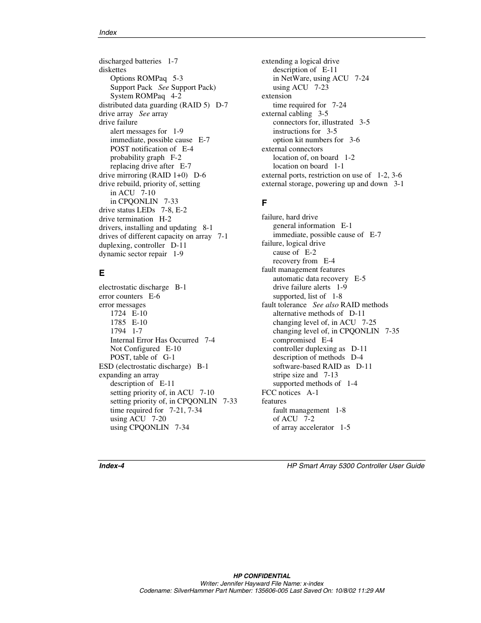 HP 5300 User Manual | Page 157 / 164