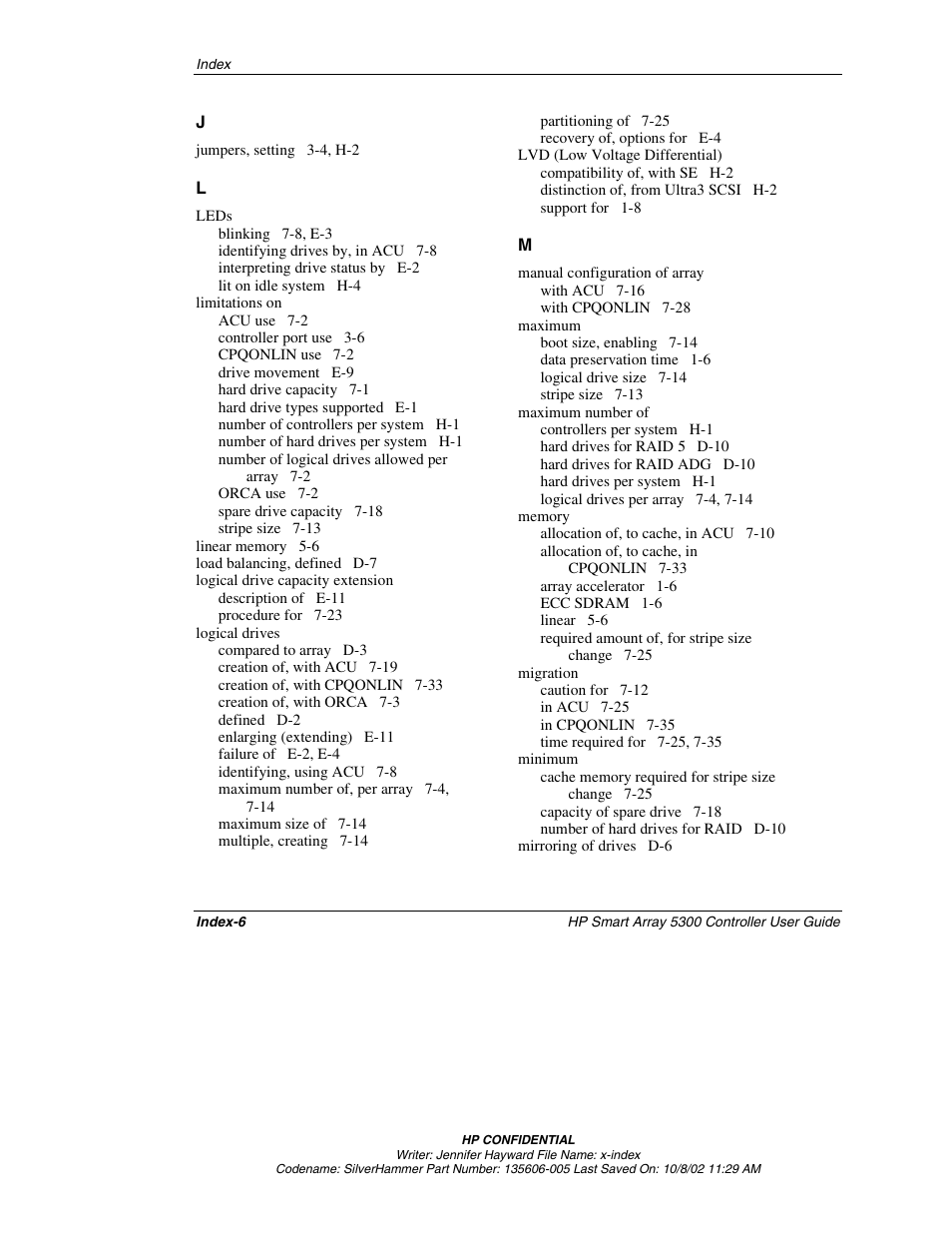 HP 5300 User Manual | Page 159 / 164