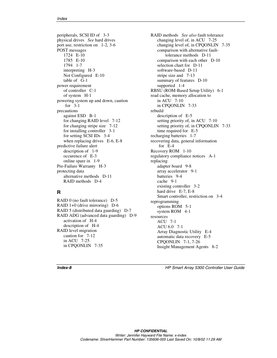 HP 5300 User Manual | Page 161 / 164