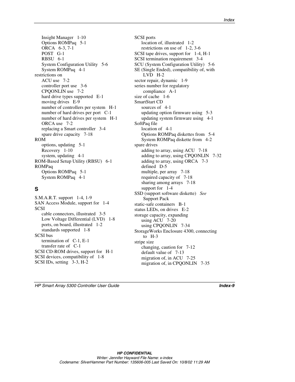 HP 5300 User Manual | Page 162 / 164