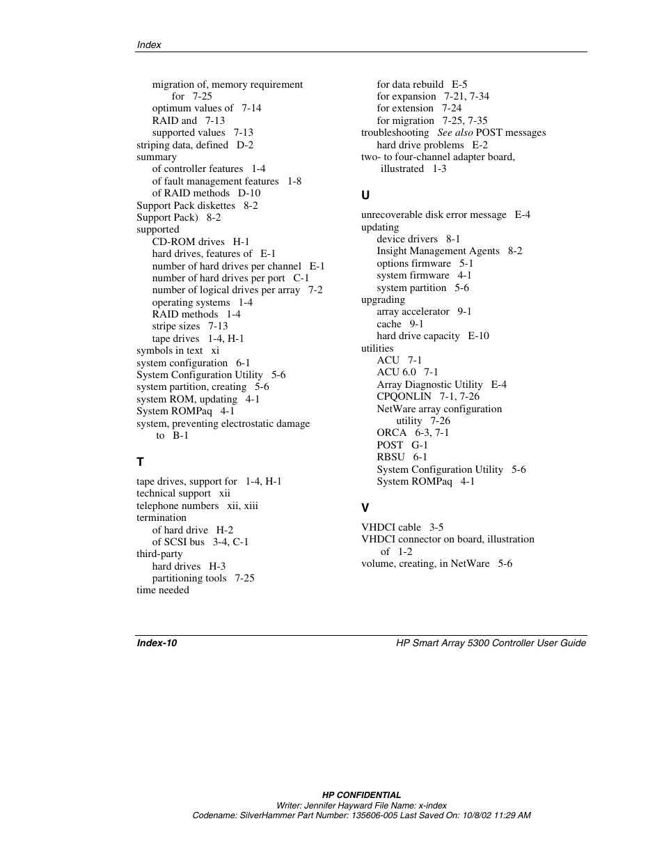HP 5300 User Manual | Page 163 / 164