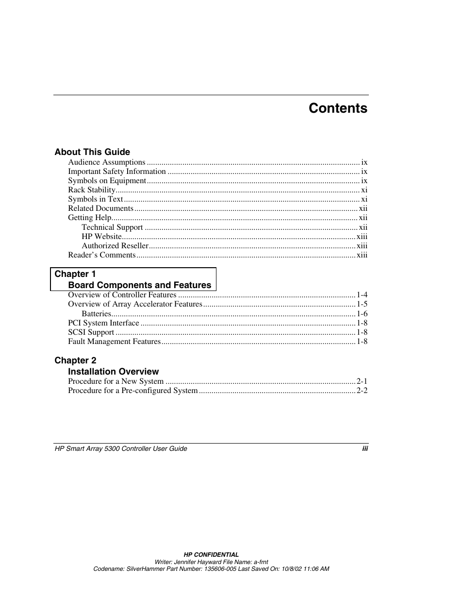 HP 5300 User Manual | Page 3 / 164