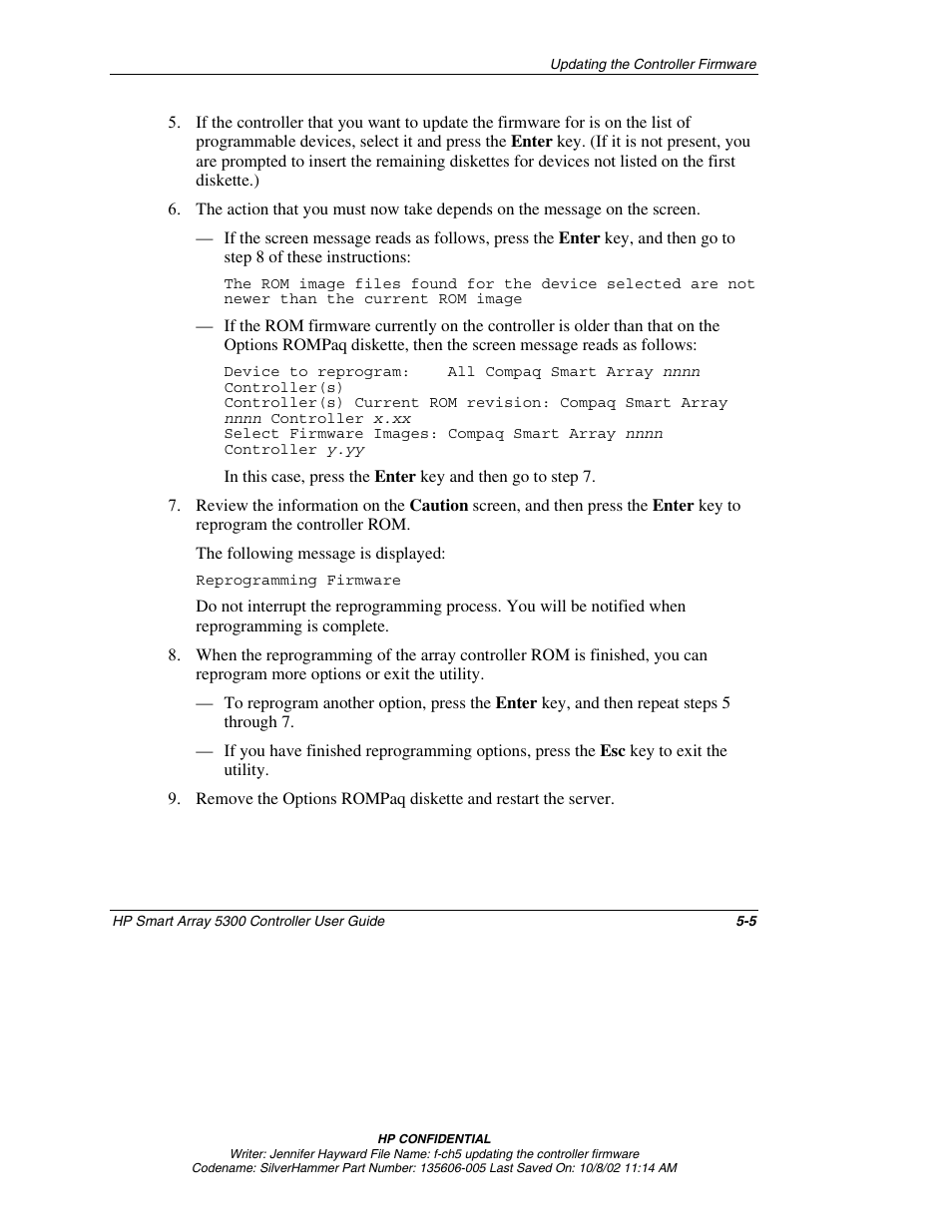 HP 5300 User Manual | Page 38 / 164