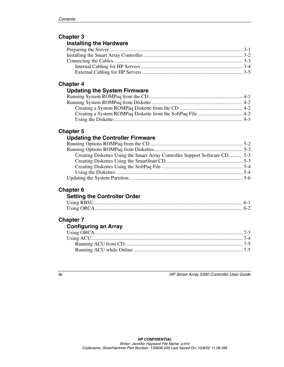 HP 5300 User Manual | Page 4 / 164