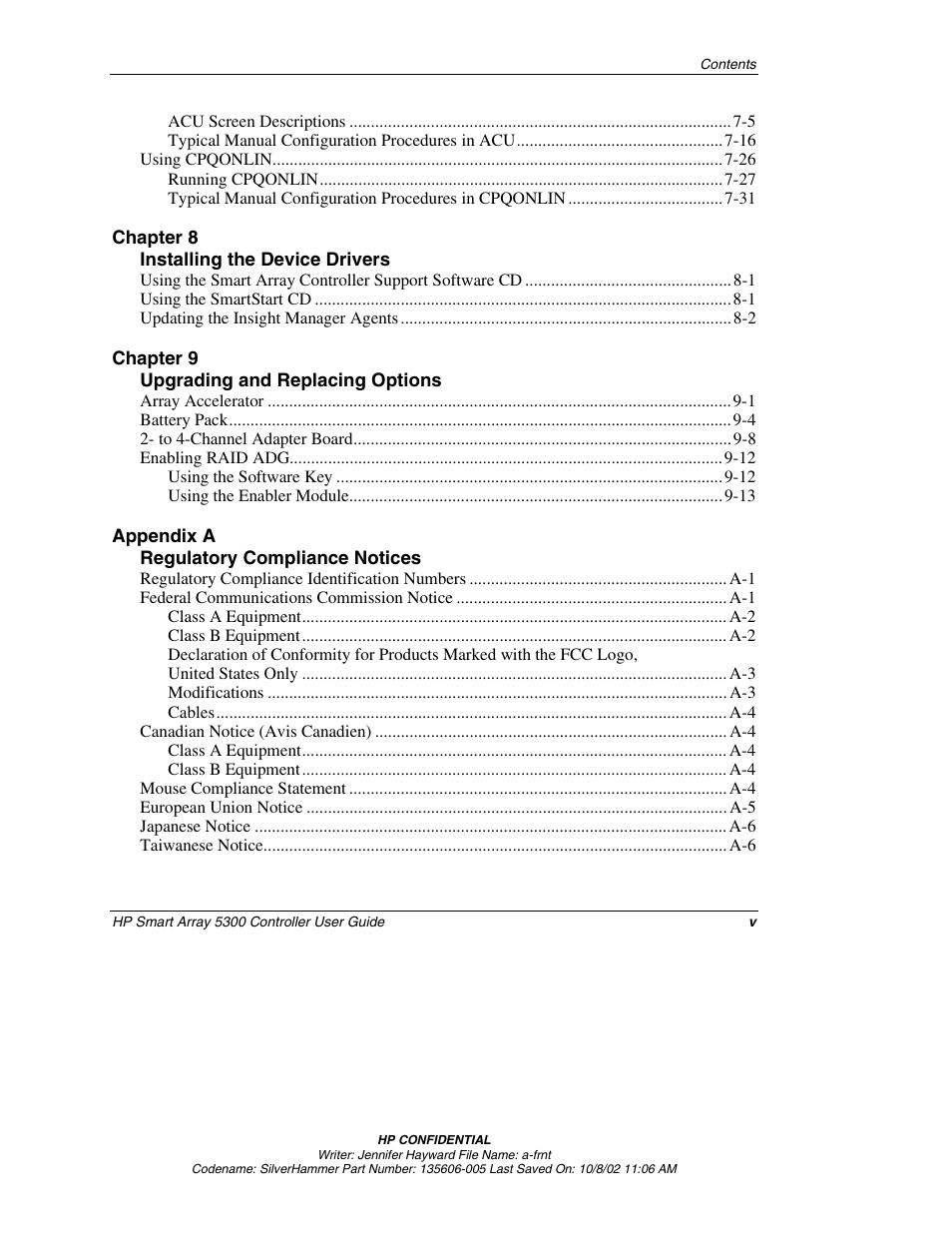 HP 5300 User Manual | Page 5 / 164