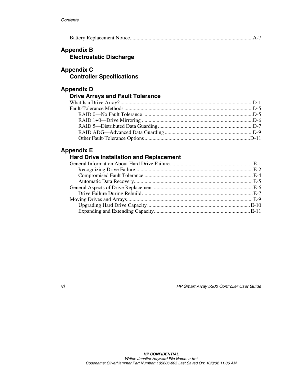 HP 5300 User Manual | Page 6 / 164