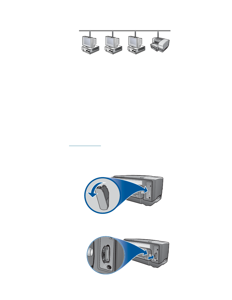 Connecting to a network, Connecting to a network -12, Connecting to | A network | HP 1100dtn User Manual | Page 18 / 102
