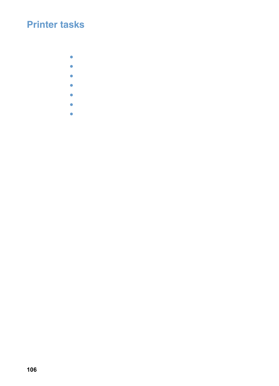 Printer tasks | HP 3200m User Manual | Page 108 / 288