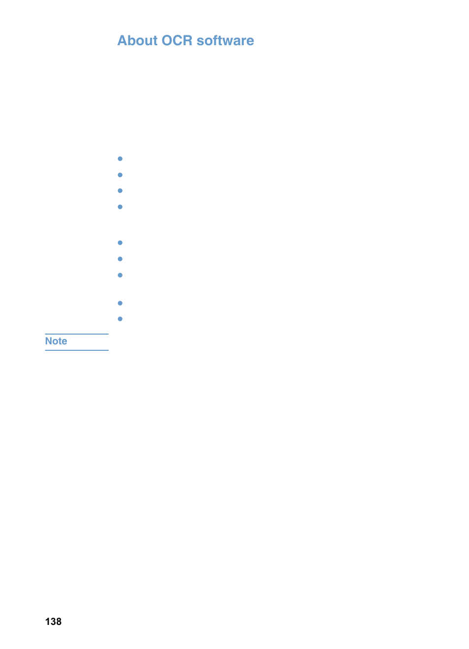 About ocr software | HP 3200m User Manual | Page 140 / 288