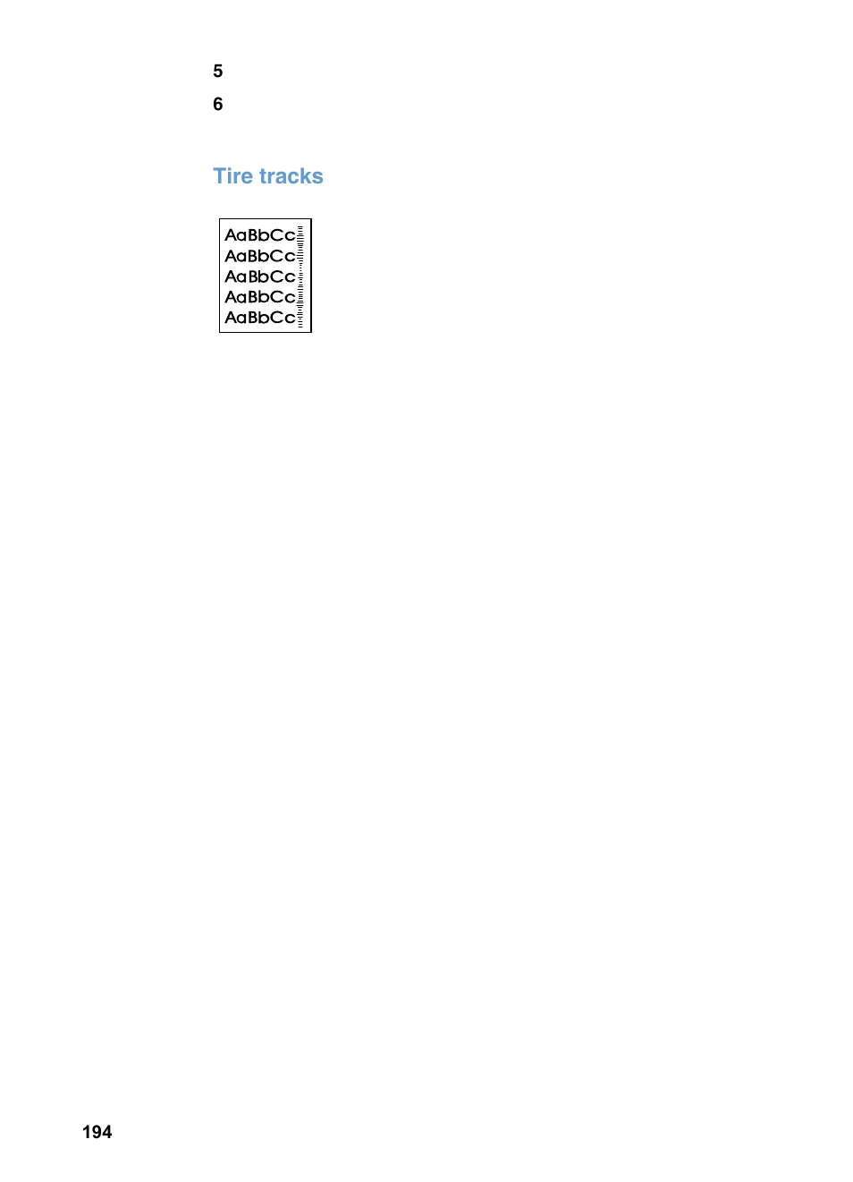 Tire tracks | HP 3200m User Manual | Page 196 / 288